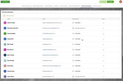 ConstructionOnline Permissions