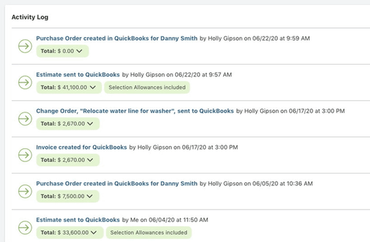 QuickBooks Integration