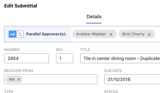 Submittal Workflows