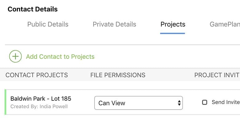 Project Permissions