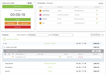 Construction Time Tracking Software - UDA ConstructionOnline™