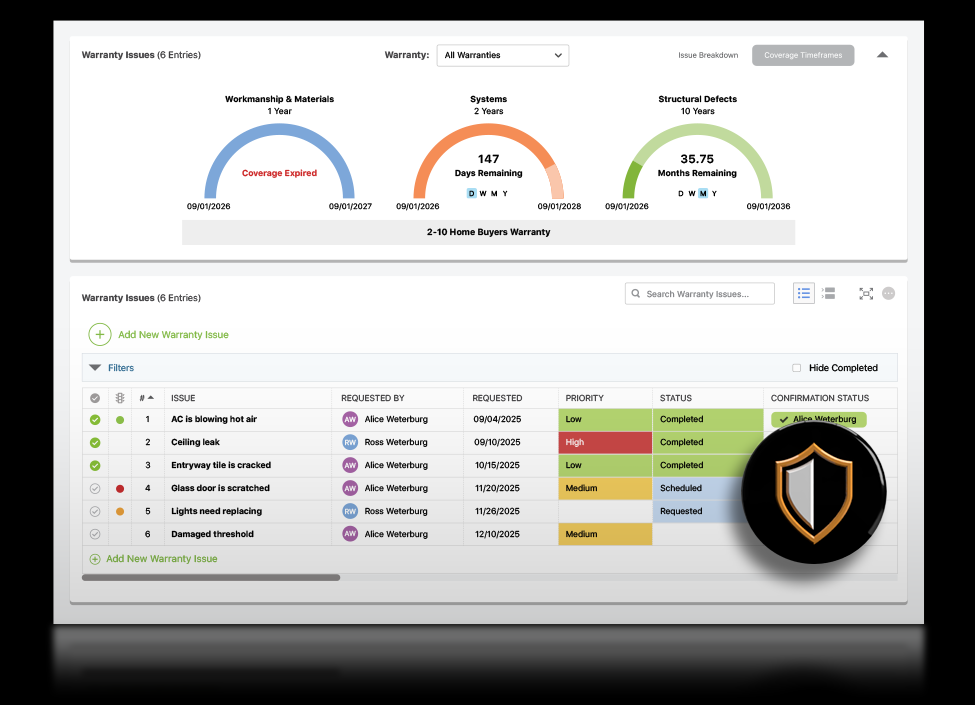 Construction Warranty Management Software for Residential Builders, Custom Homebuilders, and General Contractors