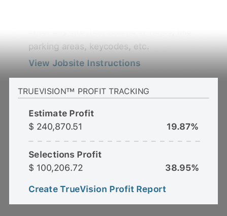 TrueVision Profit Tracking