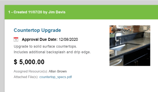 Change Order Management