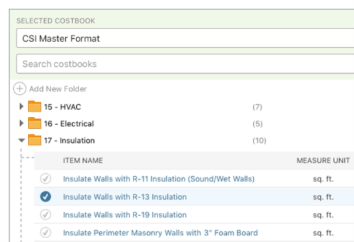 Assign Material and Labor Costs to Takeoffs