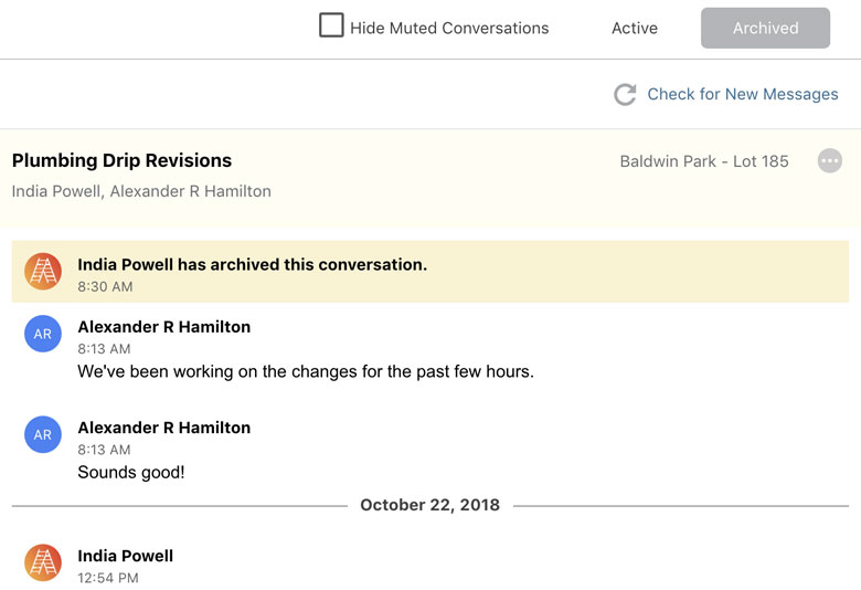 Archived Messages