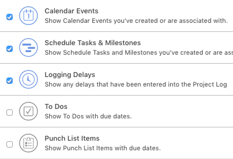 Automated project calendar events