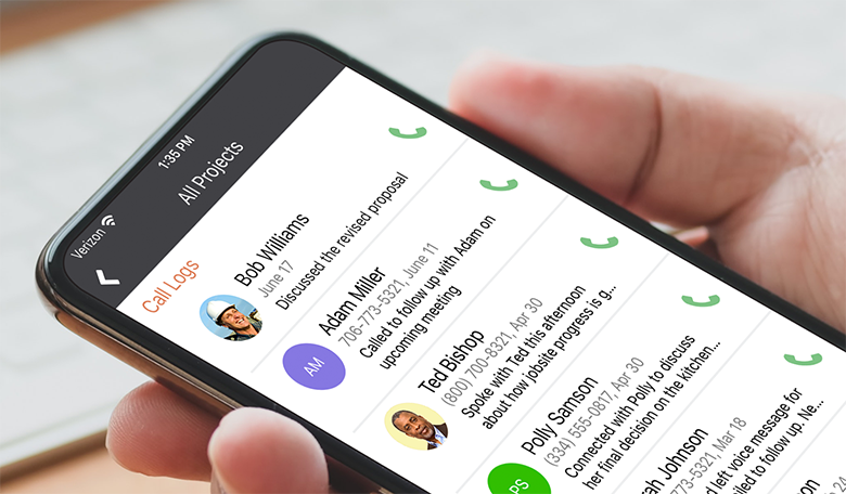 Call Logging on Mobile App