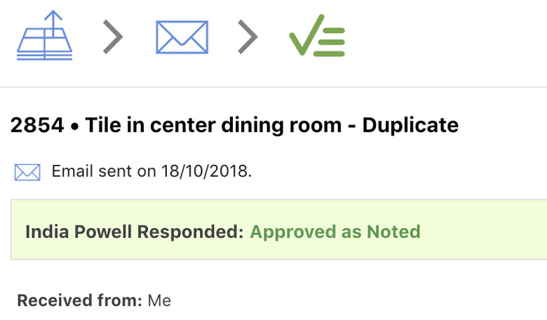 Submittal Approved Email