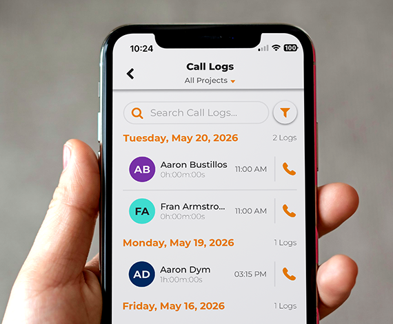 Mobile App Call Logging