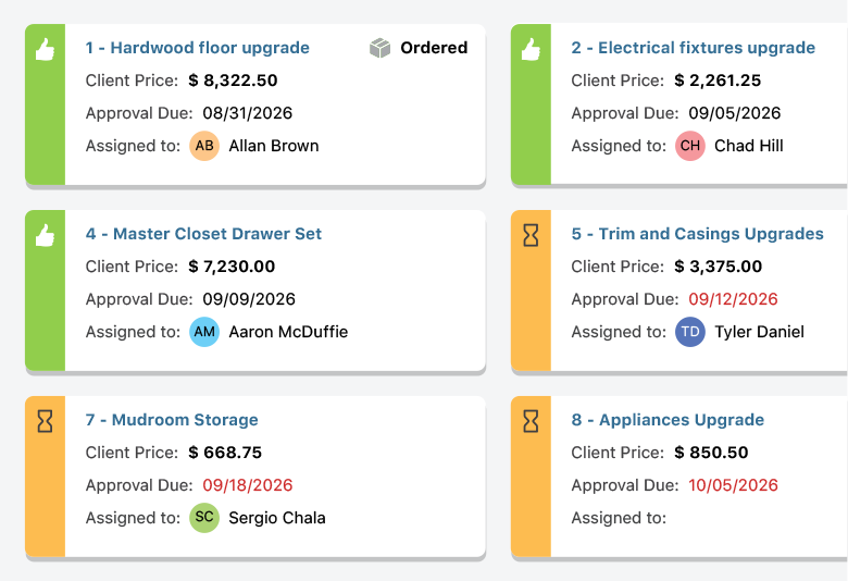 Change Order Management