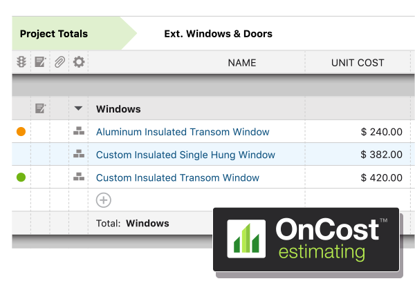 ConstructionOnline OnCost Estimating | Construction Estimating Software