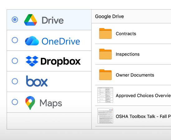 Construction Project File Integration | Cloud File Storage