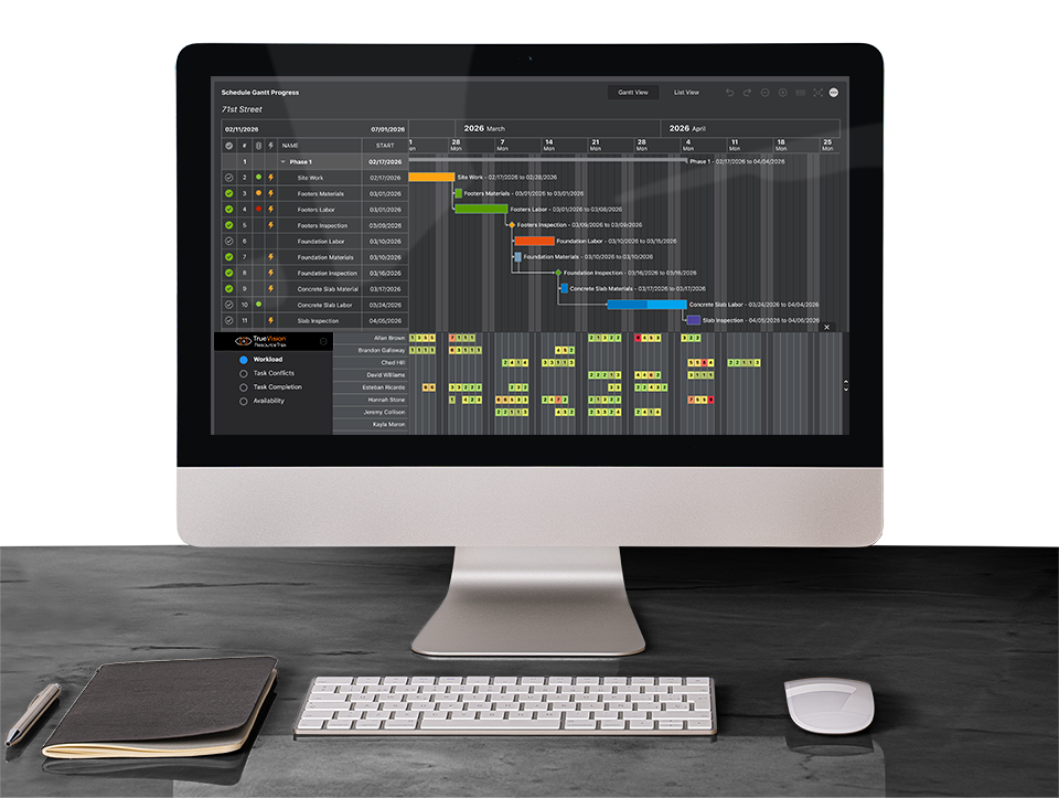 Construction Scheduling Software