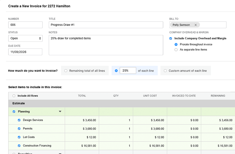 ConstructionOnline Invoice Tracking Software
