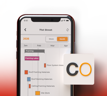 Construction Scheduling Software | Construction Mobile App | Gantt Chart Schedule