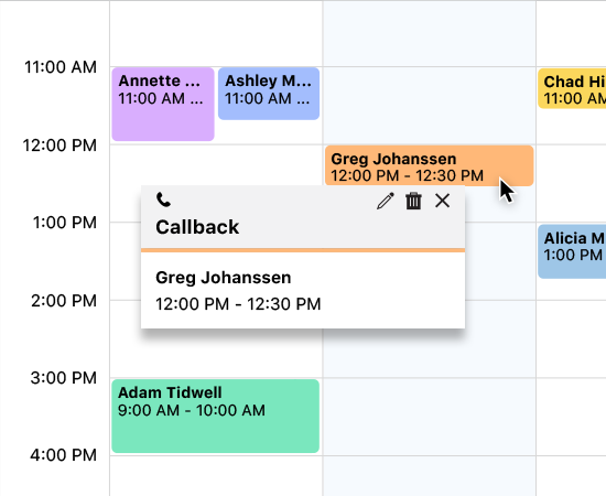 Lead Calendar