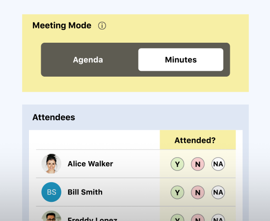 Record construction meeting minutes in ConstructionOnline