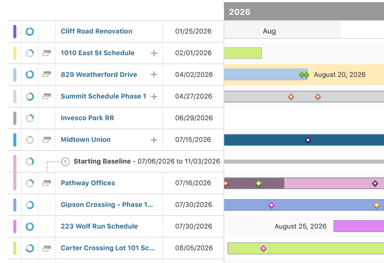 Multi-Project Scheduling