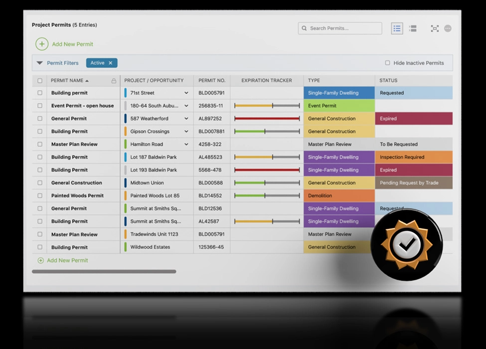 Construction Permit Tracking Software | Construction Permit Management | Construction Project Management Software | UDA ConstructionOnline