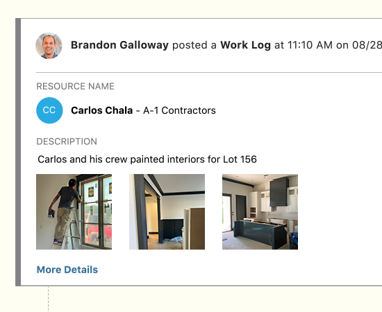 Include Project Photos with Critical Construction Documents as Attachments to Streamline Project Communication