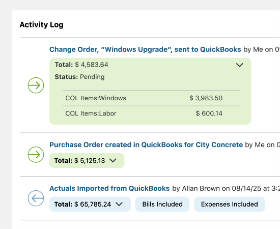 QuickBooks Online Integration