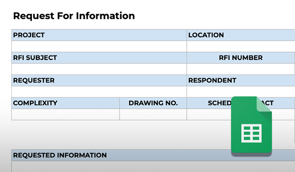 Submittal Template + Submittal Log Template