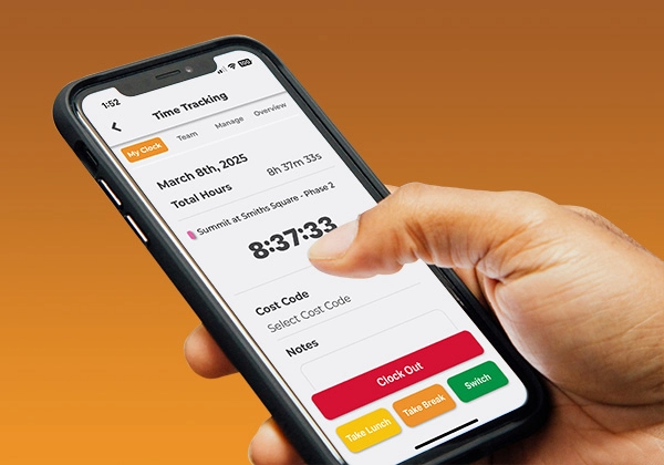 Construction Time Tracking Software | Construction Mobile App